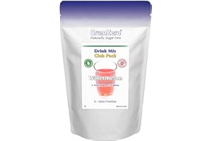 GramZero Watermelon Zero Calorie Sugar Free Drink Mix, Great For Nutrition Club Loaded Teas, Stevia Sweetened