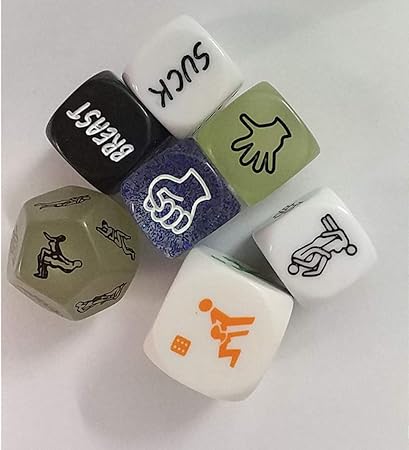 Van Guard 7pcs Dadi Da Gioco Dadi Divertenti Per Coppia Regalo Di Giocattoli Erotici Regalo Amazon It Giochi E Giocattoli