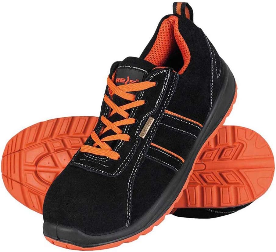 Reis Brcolumbia_Bp38 Safety shoes, Black-Orange, 38 Size