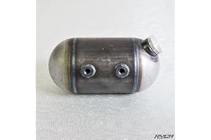 TC BROS. TC Bros 5 inch Round Pill Style Chopper Oil Tank Universal Fit