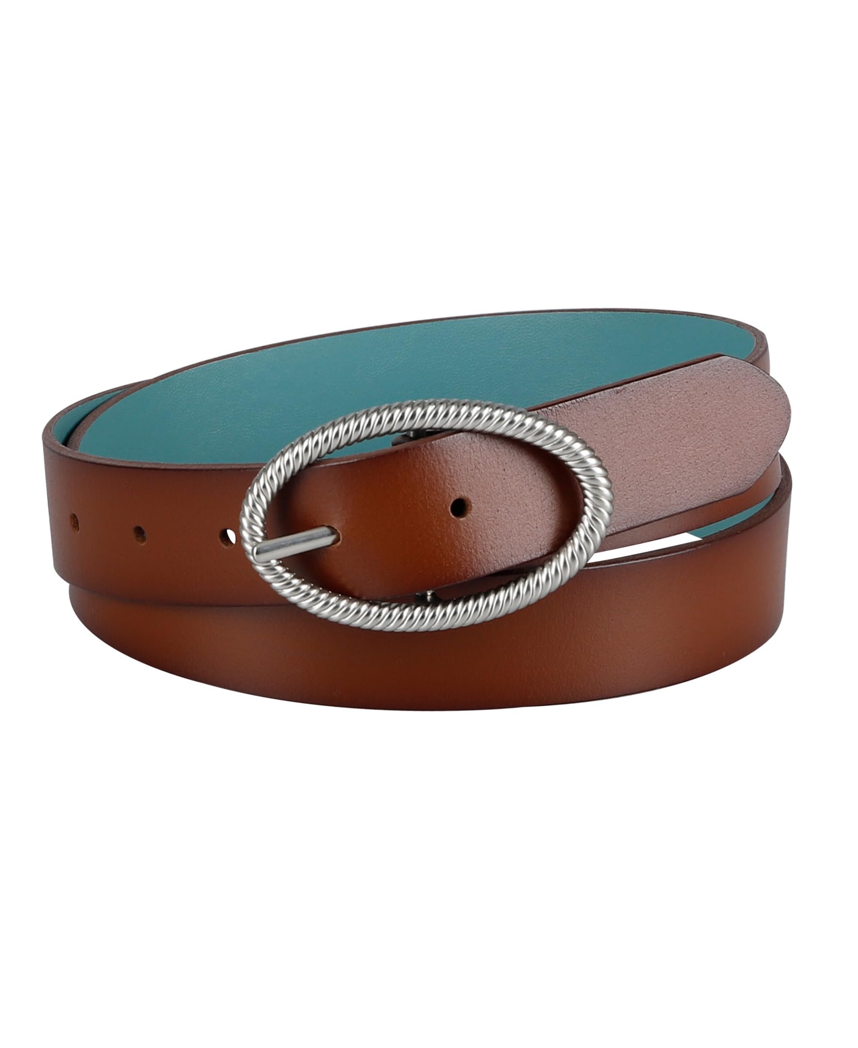 Photo 1 of 1.25" TWISTED CENTERBAR REVERSIBLE LEATHER BELT