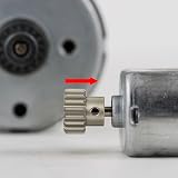 sourcing map 32P Pinion Gear Set 3.175mm Shaft 16T-20T Aluminum Alloy 1/10 RC view 3