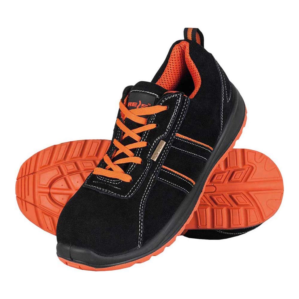 Reis Brcolumbia_Bp37 Safety shoes, Black-Orange, 37 Size