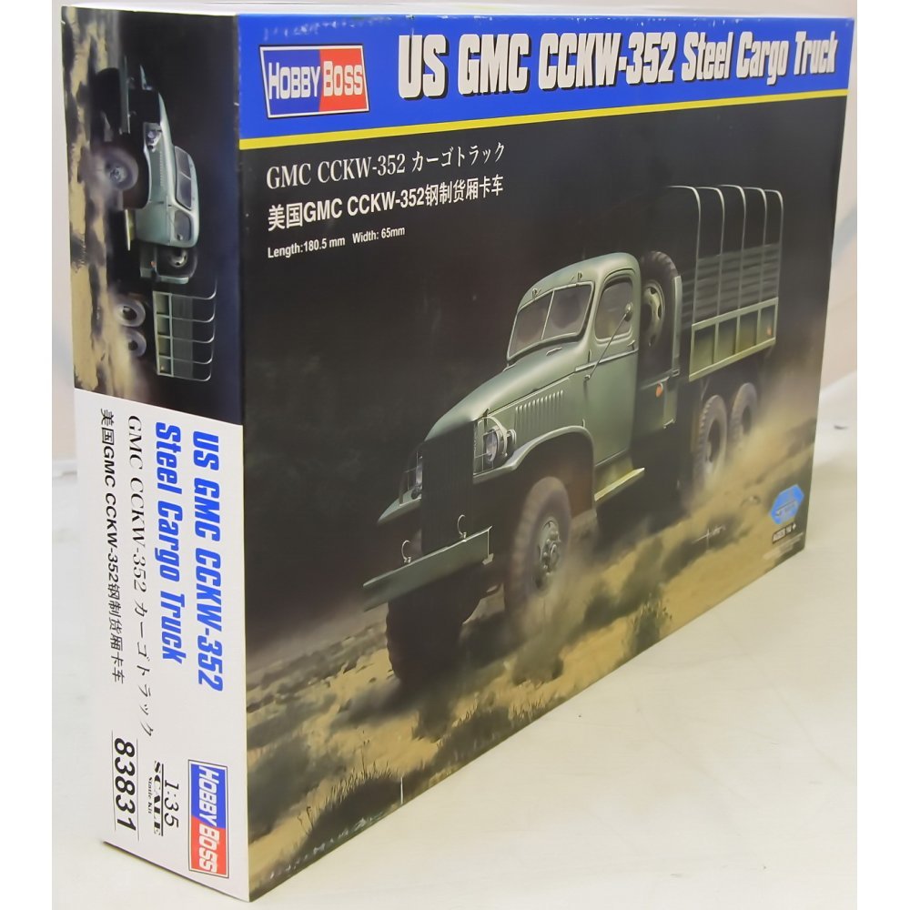 Hobbyboss 1:35 Scale US GMC CCKW 352 Steel Cargo Truck Assembly Kit