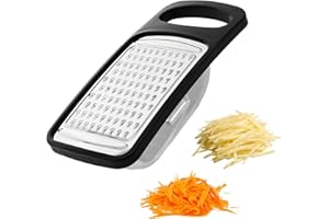 1 finely divided stainless steel fruit and vegetable with blade cover, practical black