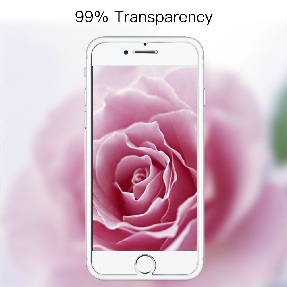 Panzerglas Schutzfolie für iPhone 7, [2 Stück] TUCNIPUS Panzerglasfolie -3D Touch Kompatibel, 9H Härte, Anti-Öl, Kratzer,Blasen und Fingerabdruck Displayschutzfolie für iPhone 7 (4.7 Zoll)