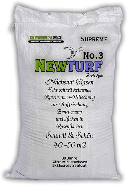 GREEN24 Newturf No.3 SUPREME Rasen Nachsaatrasen Reparatur-Rasen