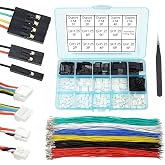 GH1.25 to Dupont2.54 Pre-Crimped Cables and Connectors Kit Compatible with JST GH 1.25mm for Pixhawk4 Pixhawk 6C 6X 20cm Silicone Wire