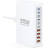 USB C Charger Block Laptop Charger,10Port Fast Charging Block Upgraded Ga N III Fast Charging Station Hub PD Power Adapter QC