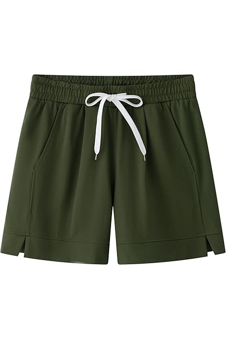 【BAON】[unisex] Corette Track Nylon Bermuda Pants Amazon.com: NBXNZWF Bermuda Shorts for Women Casual Cotton
