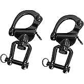 2Pcs Marine Swivel Snap Shackle, 316 Stainless Steel Quick Release Diving Clips Swivel Snap Hook for Sailboat Spinnaker Halyard Yacht