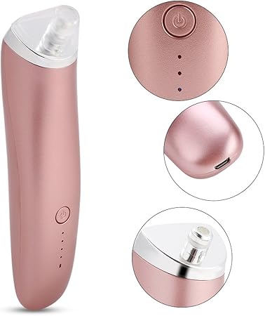 Amazon Co Jp 毛穴吸引器 美顔器 黒ずみ取りイチゴ鼻 角質ケア 角栓除去 女性用 男性用エクスフォリエーター フェイシャルスキントリートメント ピンク ビューティー