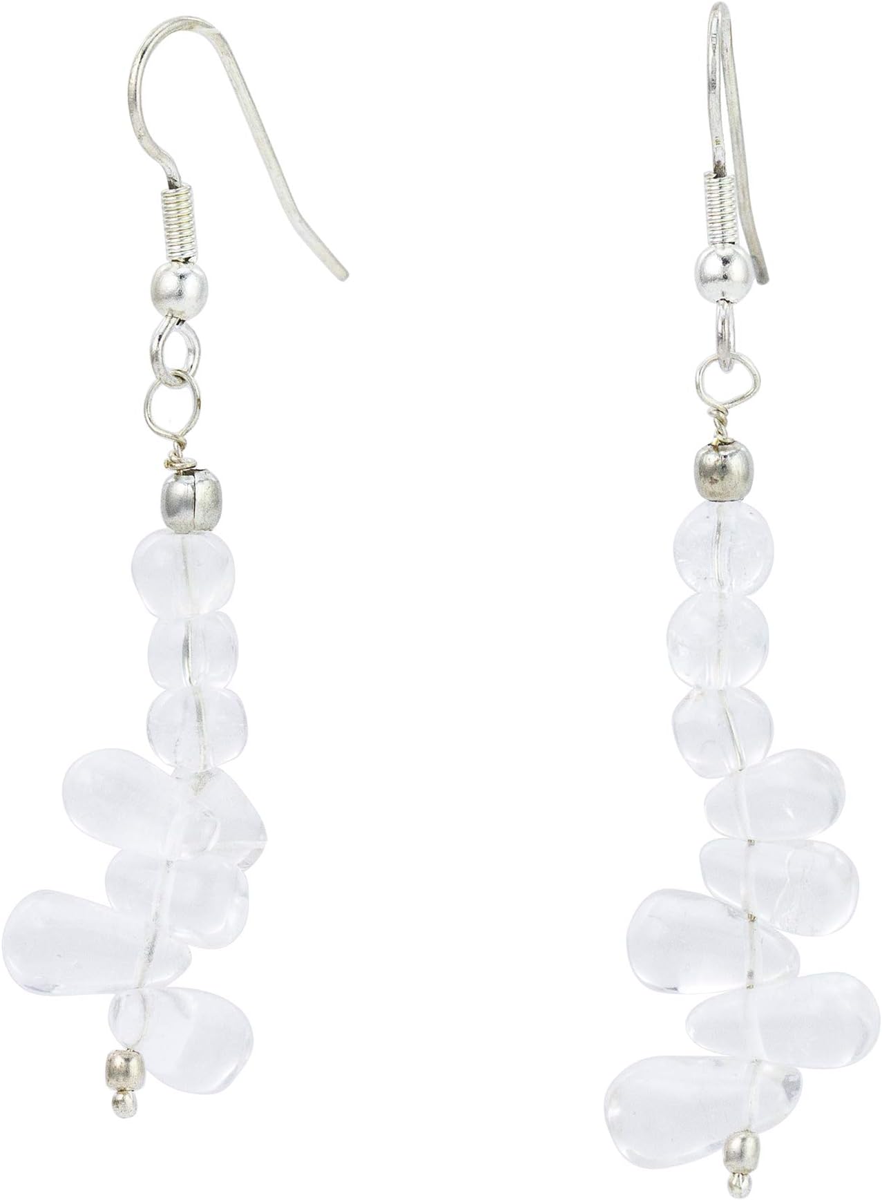 Mystic Self Earrings – Semi Precious Crystal Healing Gemstone Beaded Handmade Fashion Jewelry Gift for Women and Girls