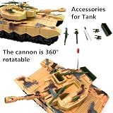 Fycooler Army Tank Toy Friction Powered 4 Soldier Figures Missile Launcher view 3