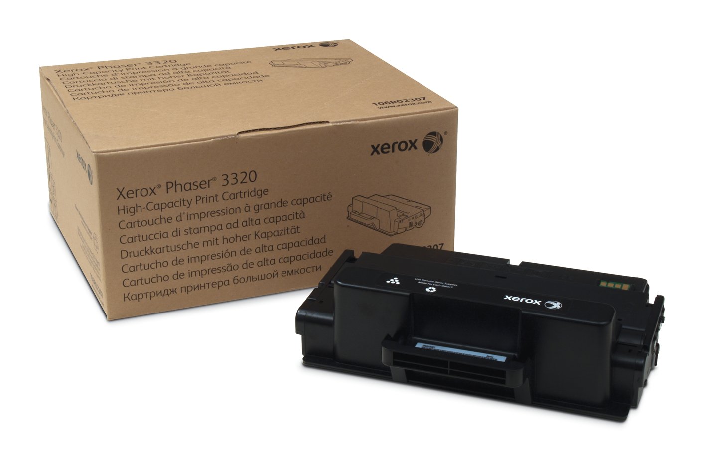 Xerox Genuine Phaser 3320 Black High Capacity Toner Cartridge (11,000 Pages) - 106R02307
