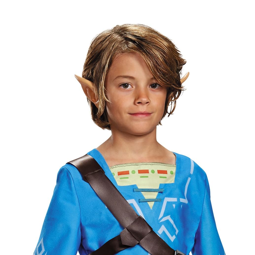 Link Breath Of The Wild Deluxe Costume, Blue, X-Large (14-16)