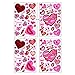 Tifeson 100 PCS Valentine's Day Window Clings Heart Static Stickers Decal - Removable Valentines Window Decals - Valentines Decorations