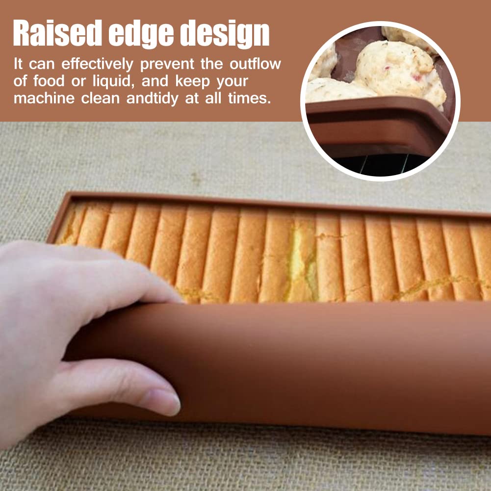 8Pcs Silicone Dehydrator Trays - Nonstick Silicone Drye Mats with Edge , Compatible with Cosori CP267-FD, Multi-purpose Reusable for Jerky, Fruit, Meat, Herbs, Vegetables, Crackers