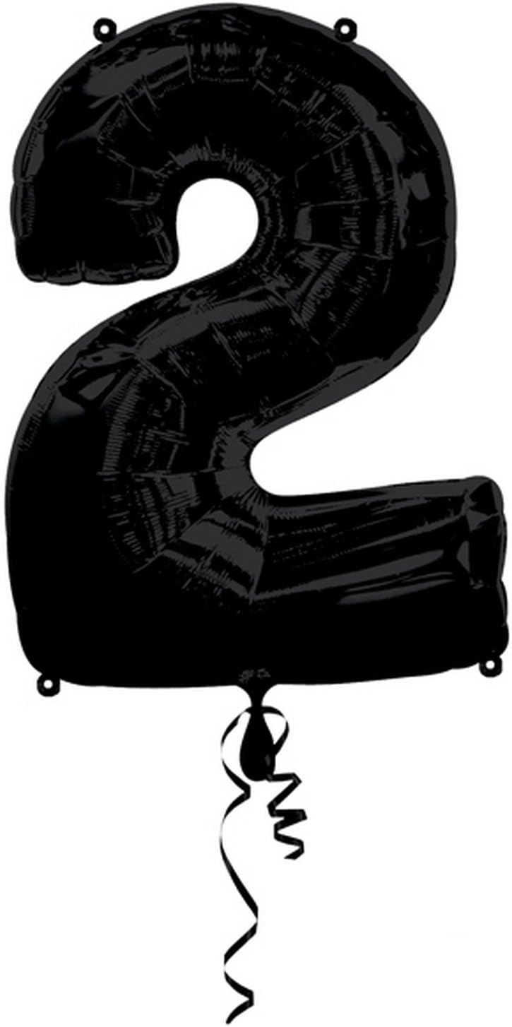 Amscan International Super/Shape Number 5 (Black) - Image 5