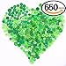 Swpeet 650 Pieces Assorted Sizes Resin Buttons 2 and 4 Holes Round Craft Buttons for Sewing DIY Crafts Children's Manual Button Painting (Green)