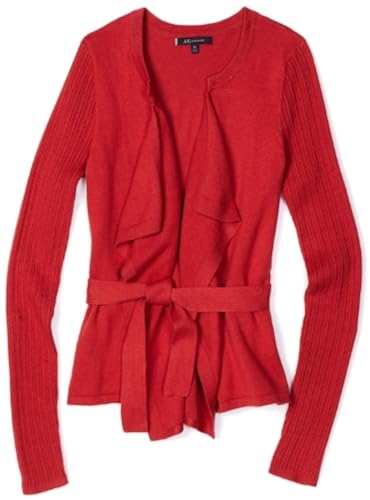 Anne Klein Women's Petite Size Long Sleeve Cardigan Sweater with