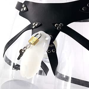 XKCCHW Cinturón de castidad para Hombres, Jaula de pene, esclavitud de