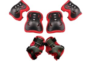 Cycling Knee Pad Elbow Pads Wrist Guards Protective Gear Set