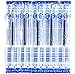 Zebra 0.4mm Blue Ink Refill (JF-0.4), for Zebra Sarasa Clip 0.4 Gel Ballpoint Pen(JJS15-BL), × 5 Pack/total 5 pcs (Japan Import) [Komainu-Dou Original Package]