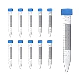 NANBEI 25 PCS 15mL Conical Centrifuge Tubes,Plastic