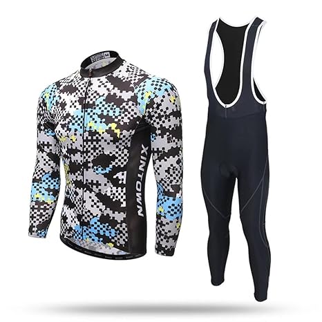 Amazon Co Jp Kayiyasu 裏起毛 迷彩 サイクリングジャージ メンズ