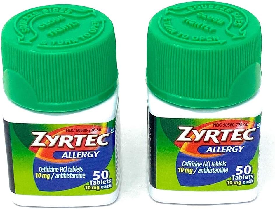 Product of Zyrtec Allergy 10mg Original Prescription Strength Tablets, 100 Ct. - Allergy [Bulk Savings]: Health & Personal Care