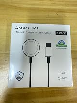Amasuki 2 Pack USB C Magnetic iWatch Charger Cable 1m 3.3ft view 8