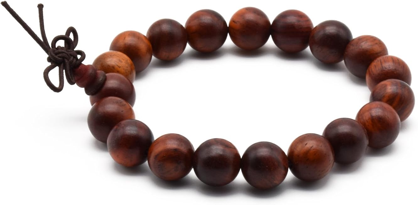 Zen Dear Unisex Natural Rosewood Prayer Beads Buddha