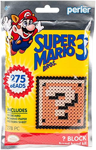 Perler Fused Bead Trial Kit-super Mario Bros. 3 Coin Box