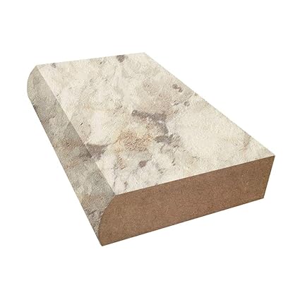 Bullnose Edge Laminate Countertop Trim Crema Mascarello