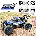RC Car, SPESXFUN Newest 2.4 Ghz High Speed Remote Control Car 1/16 Scale Off Road RC Trucks with Two Rechargeable Batteries, Racing Toy Car for All Adults & Kids(Blue)