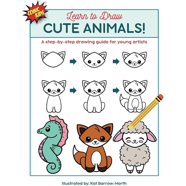 Big Guide To Drawing Cute Circle Animals Easy Step By Step How To Draw
