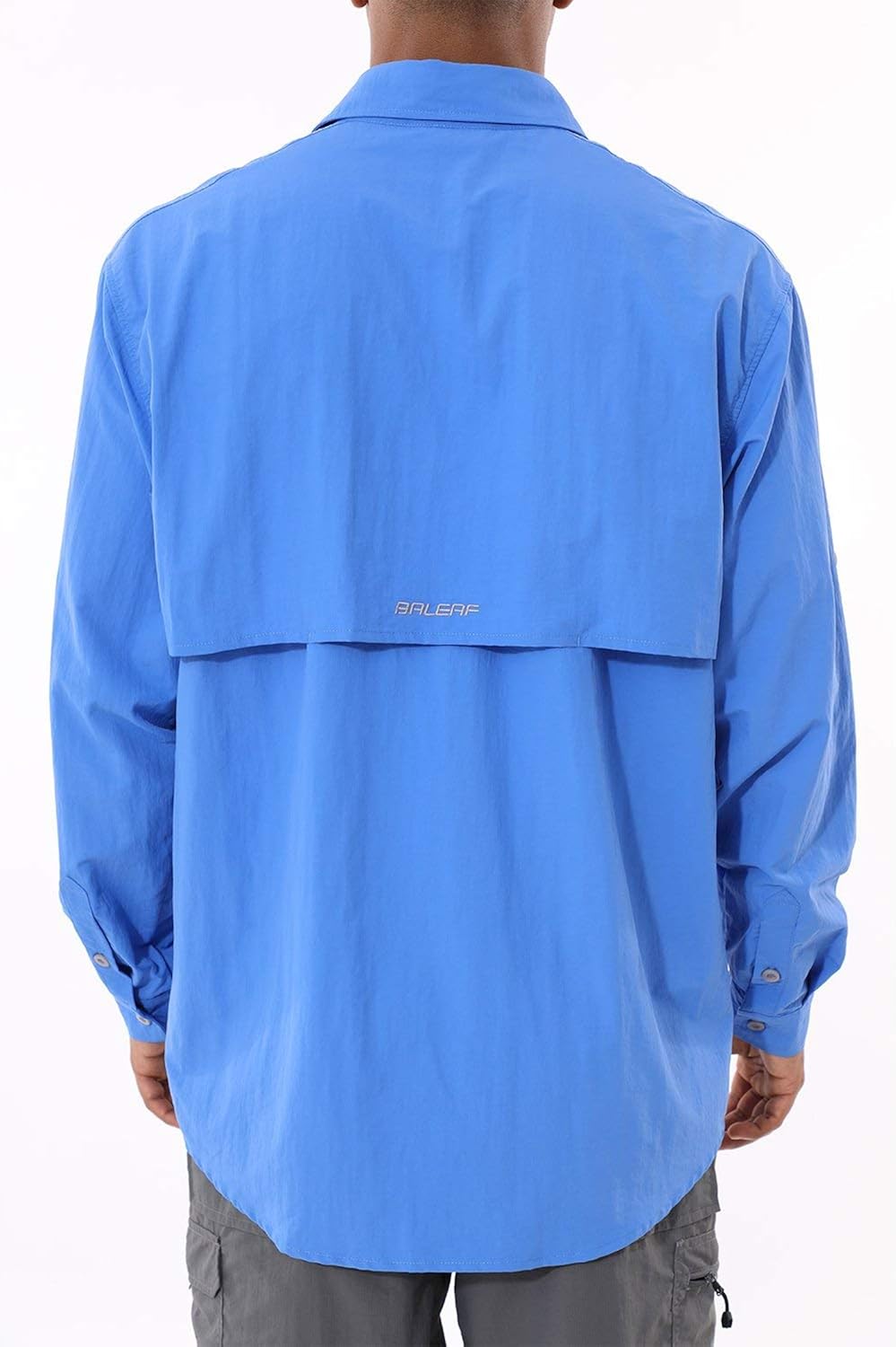BALEAF Men's UPF 50+ Hiking Shirt Long Sleeve Shirt Outdoor Lightweight Quick Dry Fishing Shirts: Clothing