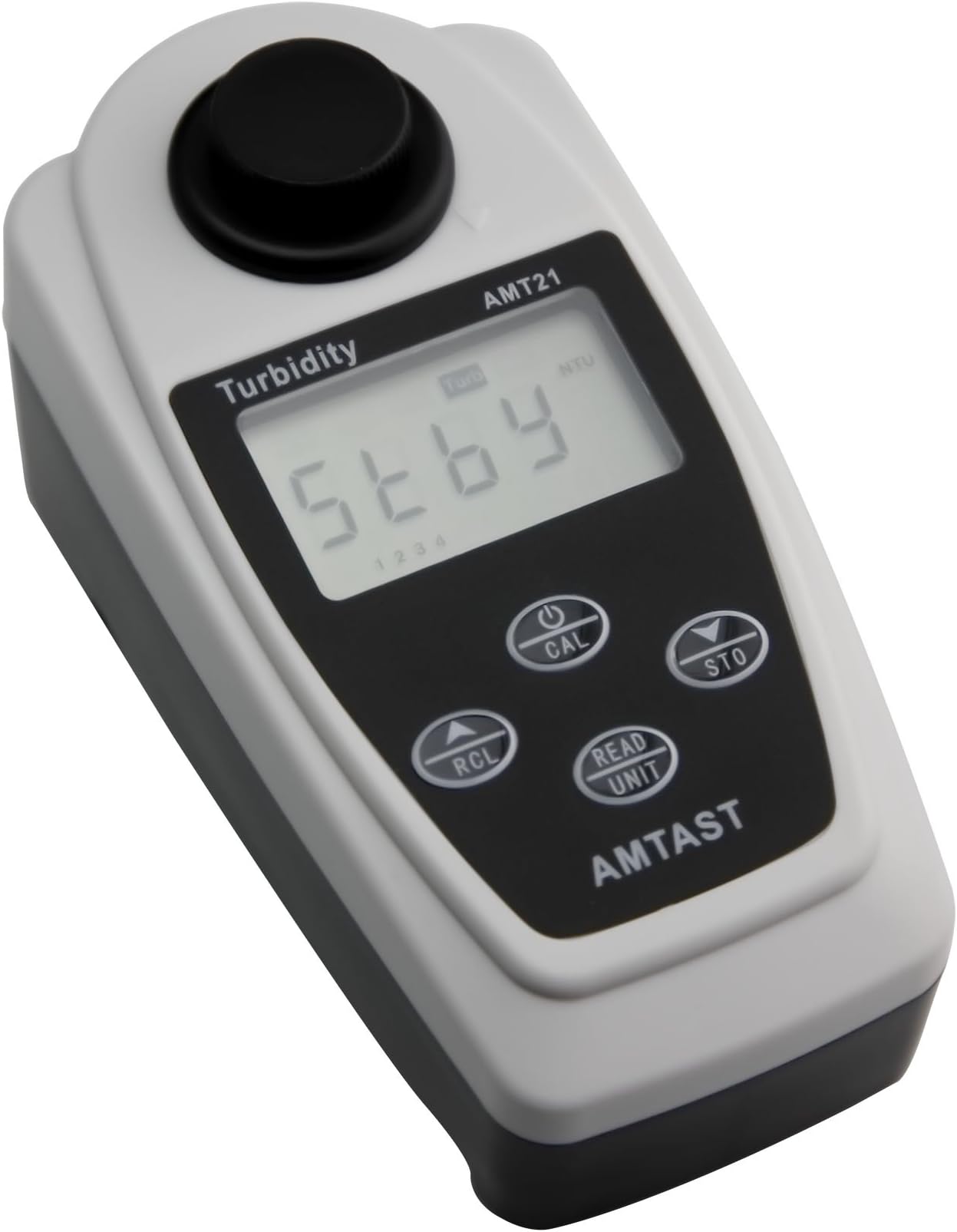 AMTAST Portable Turbidity Meter Kit Handheld Turbidity Tester with Carrying Case, Range: 0-19.99, 20.0-199.9, 200-1000NTU