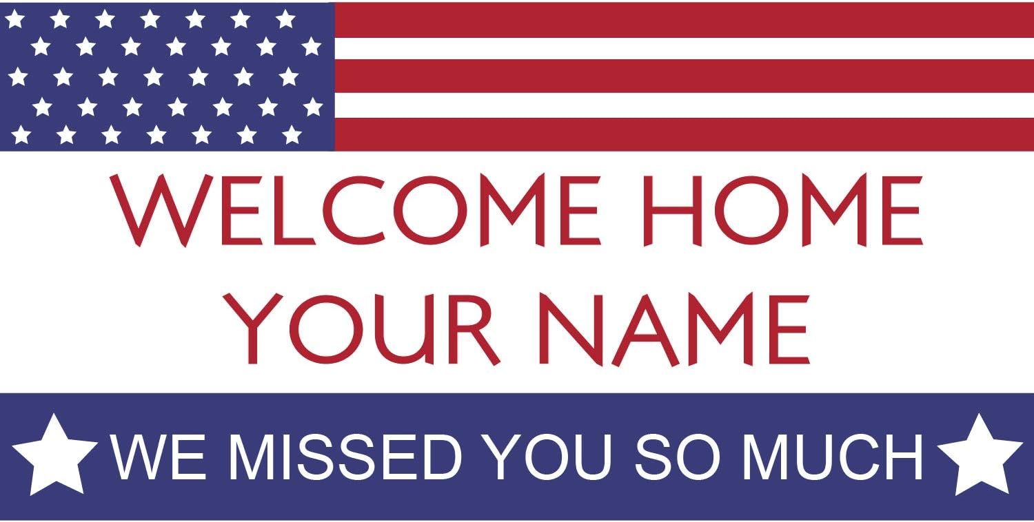 Amazon Com Banner Buzz Make It Visible Welcome Home We Missed You