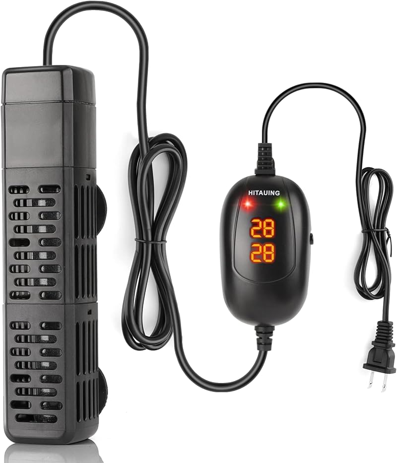 HiTauing 50W 100W 300W 500W Submersible Aquarium Heater with Auto Power-Off