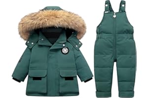 Mokitoni Boy Snow Pant And Jacket Toddler Girl Snowsuit Winter Clothes Snow Bib Kid Coat