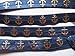 YYCRAFT Pack 10 Yards Gold Anchor Fold Over Elastic Stretch Foldover FOE Elastics for Hair Ties HeadBands-Navy