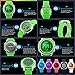 Child Watch Sport 30M Waterproof LED Alarm Stopwatch Digital Kid Wristwatch for Boy Girl White