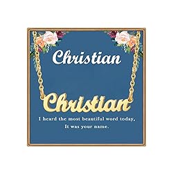 Ldurian Name Necklace Personalized | Christian Name