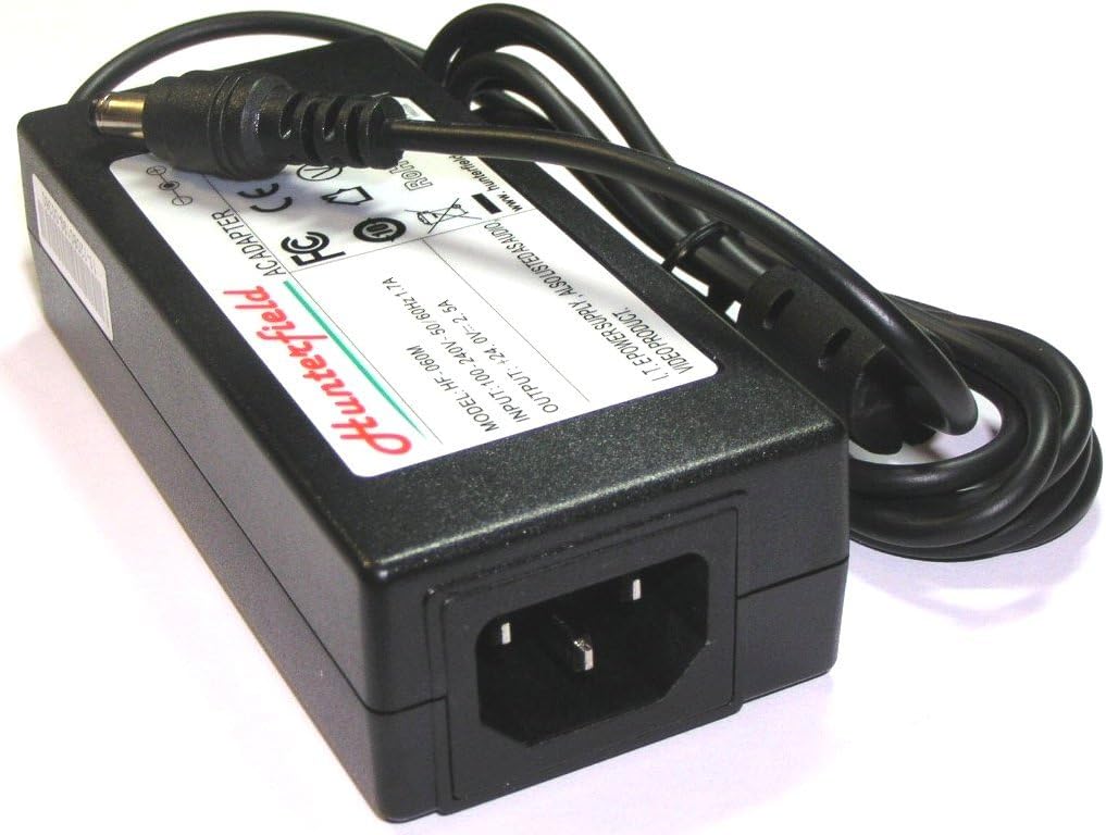 New 24V 2.5A 60W AC Adapter for TVs, Monitors, Homedics Massagers, and More Other Equipment