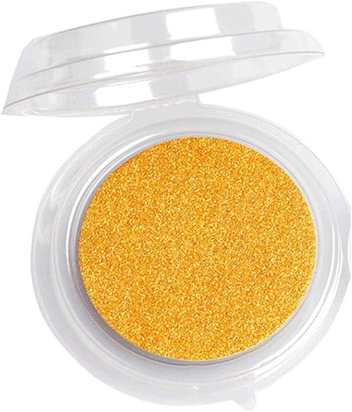 Kehuashina 100pcs Disposable Empty Clear Round False Eyelashes Storage Case Eye Makeup Tool Gold