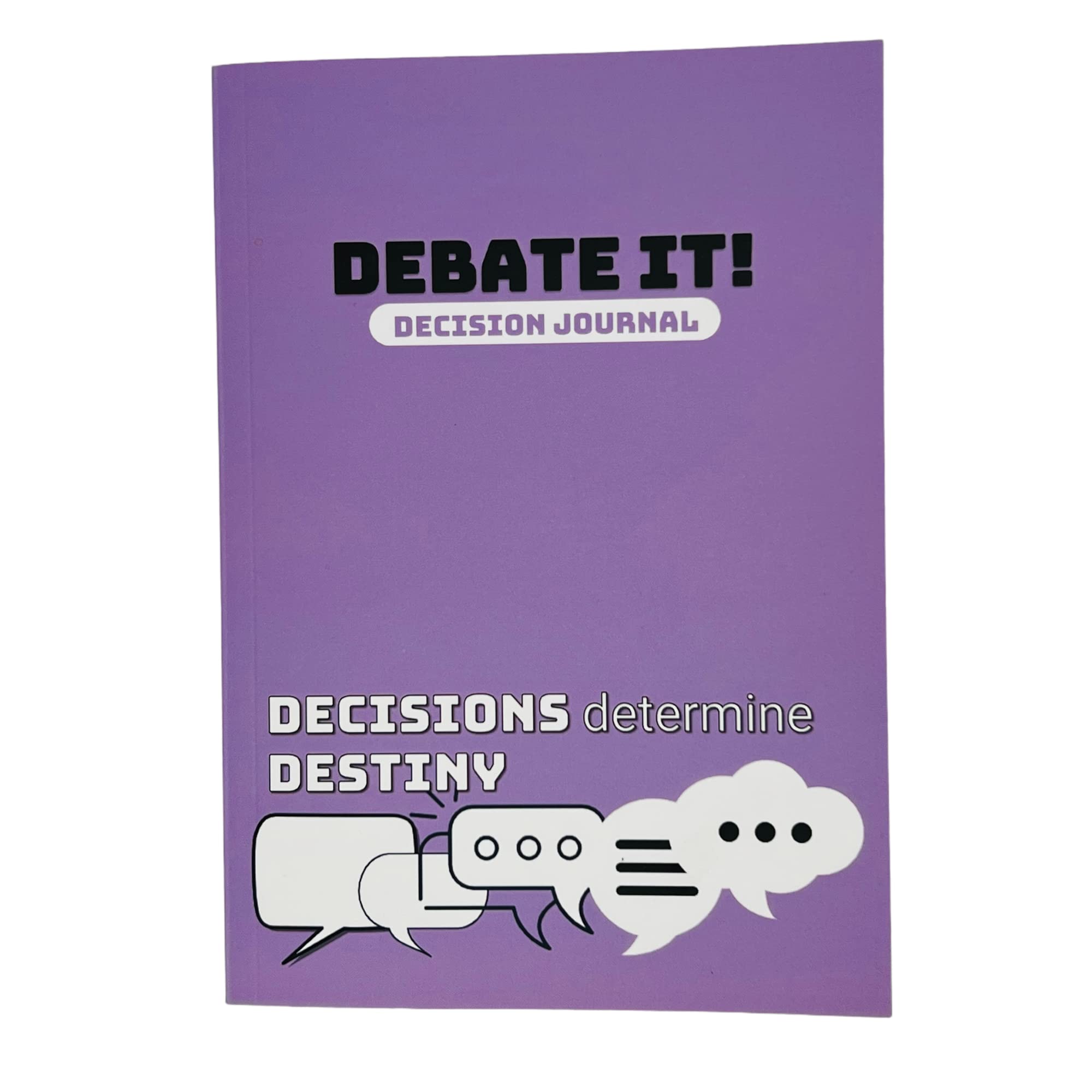 Debate It! Decision Journal | Guided Journal for Better Decision Making | A5 Paperback with Structured Prompts, Review Pages, Notes & Planning Tools