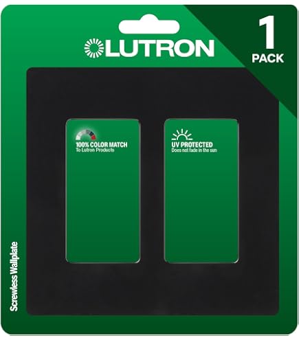 Lutron Caseta Interrupteur gradateur intelligent d'origine (hub intelligent Lutron requis), pour éclairages LED, 150 watts, monobroche/à 3 voies, pas de neutre requis, PD-6WCL-WH, blanc, lot de 4
