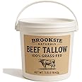 Brooksie Naturals 100% Grass Fed Beef Tallow 7 lb. Bulk